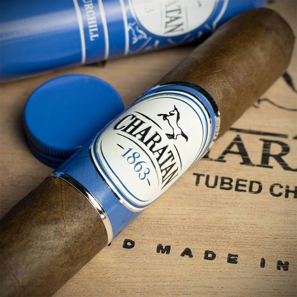 Charatan Tubed Churchill Cigars - Box of 10 - Image 3