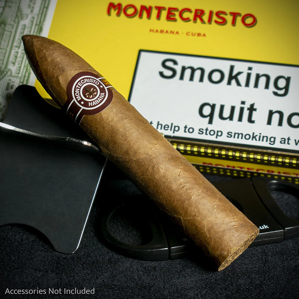 Montecristo Petit No. 2 Cuban Cigars - Box of 10 - Image 2