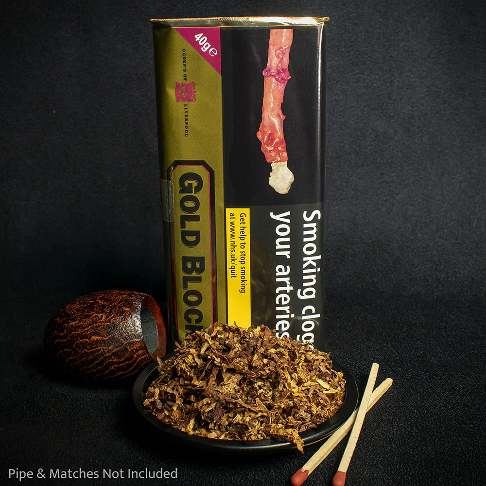 Gold Block Pipe Tobacco - 10g Sample