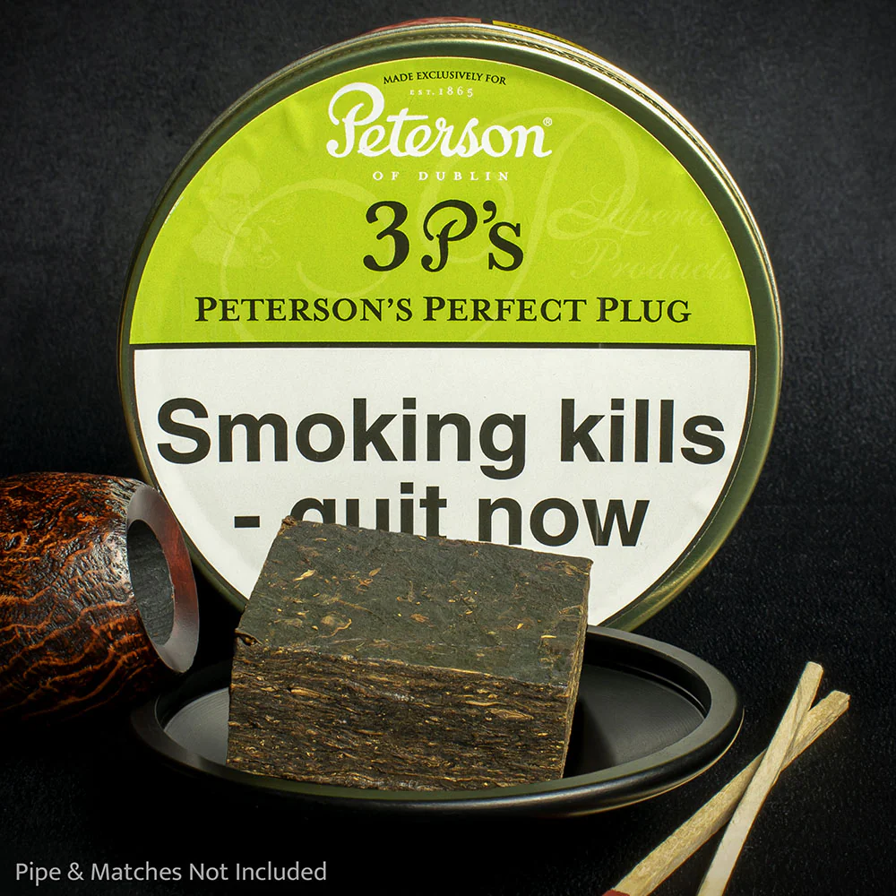 Peterson 3P's Perfect Plug Pipe Tobacco - 10g Sample