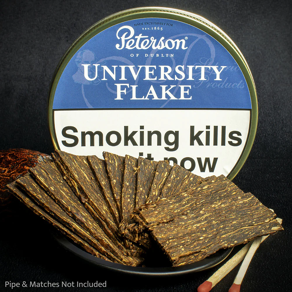 Peterson University Flake Pipe Tobacco - 10g Sample