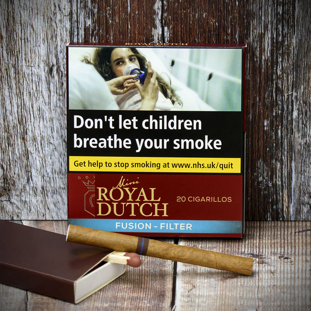 Royal Dutch Fusion (Salted Caramel) Filter Cigarillos - 20 Pack