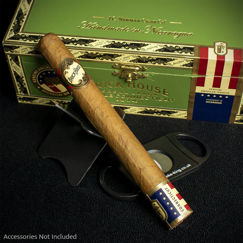 Brick House Double Connecticut Nicaragua Corona Larga Cigars - Box of 25 - Image 2