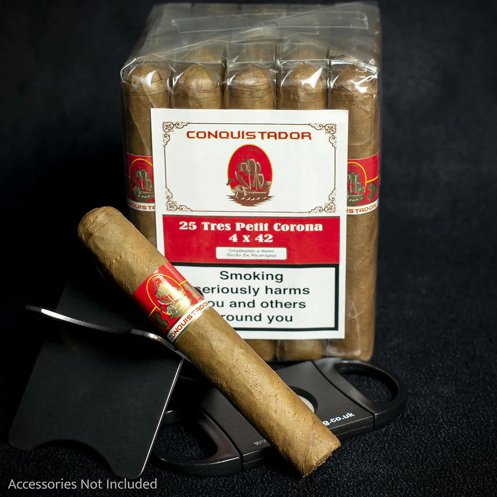 Conquistador Tres Petit Corona Cigars - Bundle of 25 - Image 2