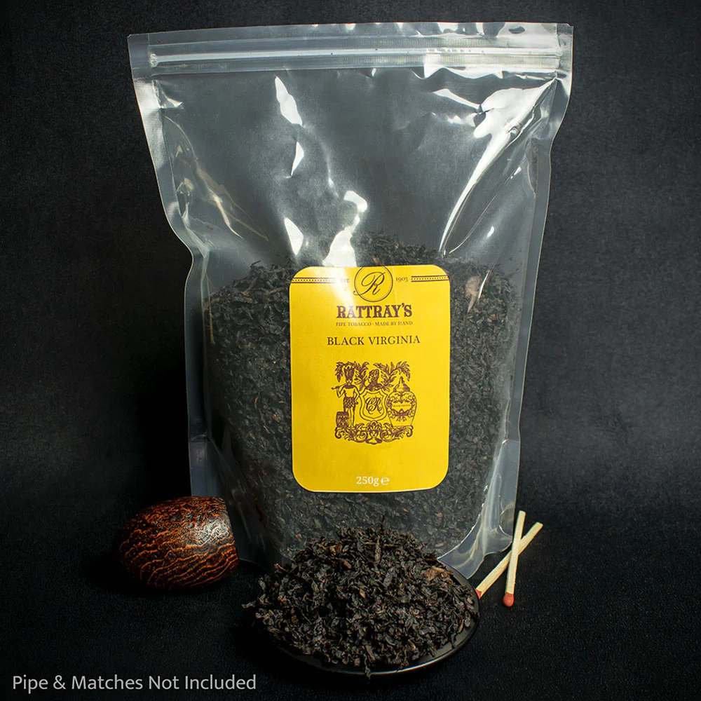 Rattray's Black Virginia Pipe Tobacco - 250g Bag