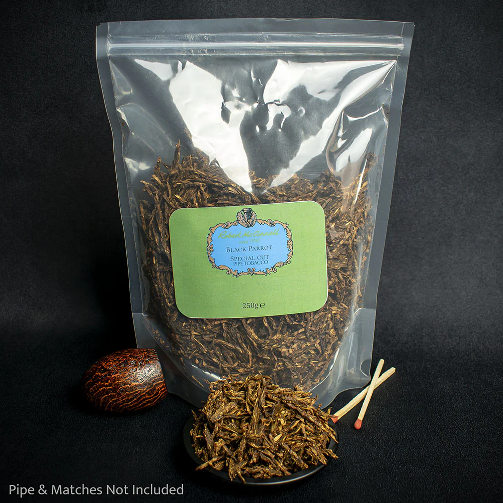Robert McConnell Black Parrot Pipe Tobacco - 250g Bag