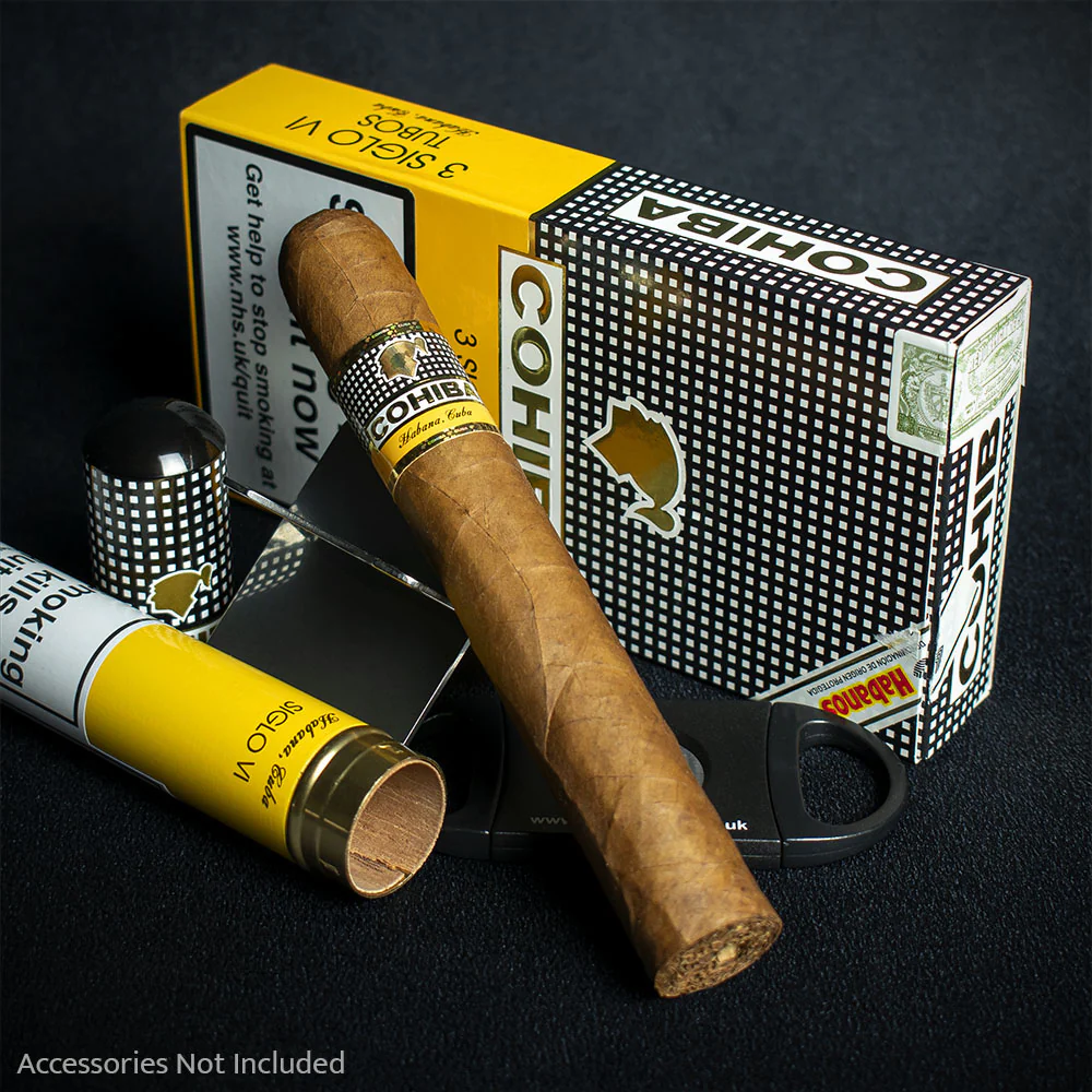 Cohiba Siglo VI Tubos Cuban Cigars - 3 Pack - Image 2