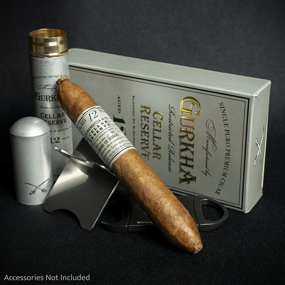Gurkha Cellar Reserve Aged 12 Years Platinum Hedonism Tubos Cigars - 3 Pack - Image 2