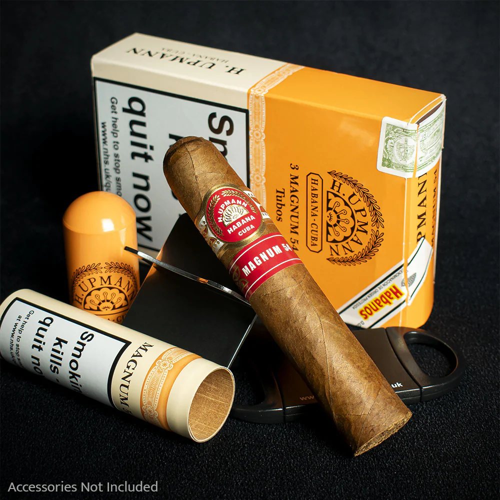 H. Upmann Magnum 54 Tubos Cuban Cigars - 3 Pack - Image 2
