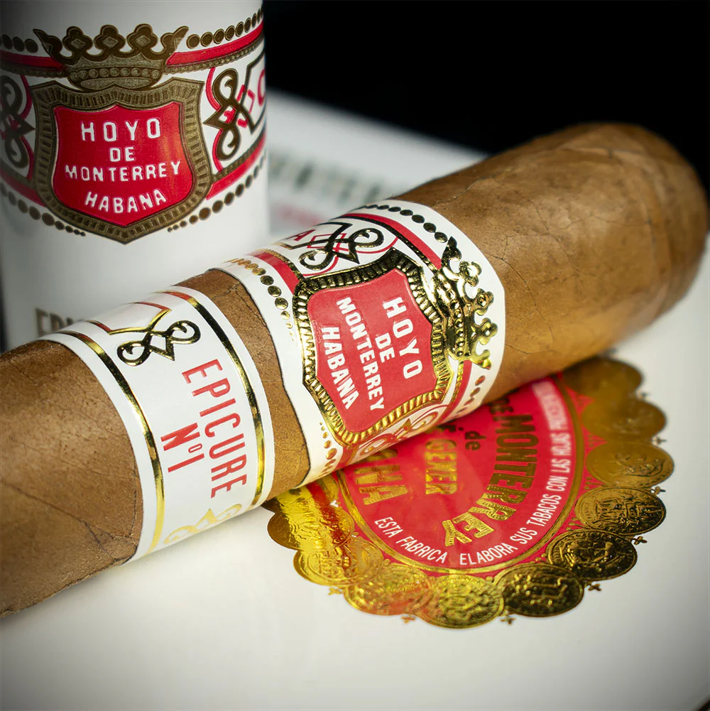 Hoyo de Monterrey Epicure No.1 Tubos Cuban Cigars - 3 Pack - Image 3