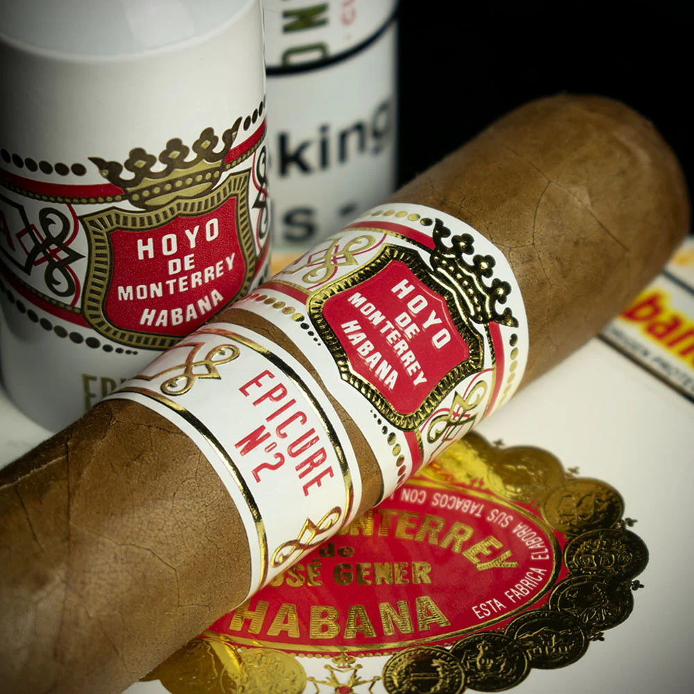 Hoyo De Monterrey Epicure No.2 Tubos Cuban Cigars - 3 Pack - Image 3