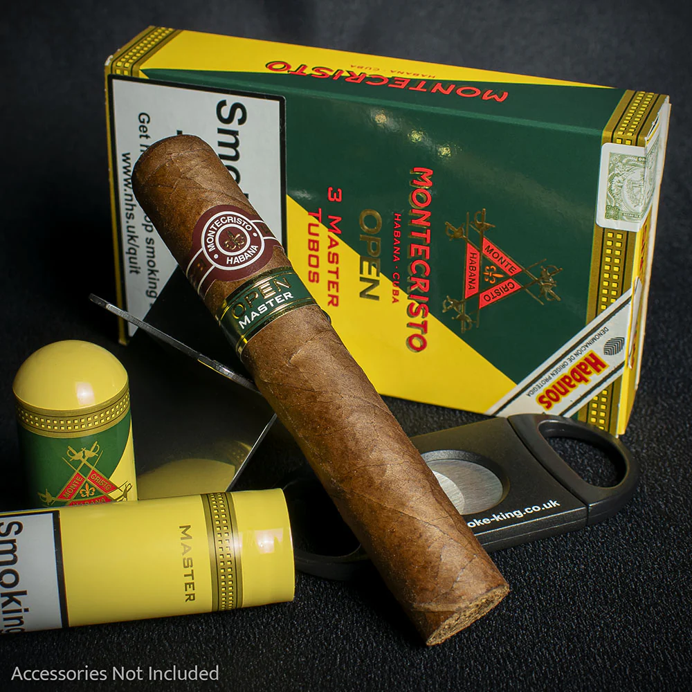 Montecristo Open Master Tubos Cuban Cigars - 3 Pack - Image 2