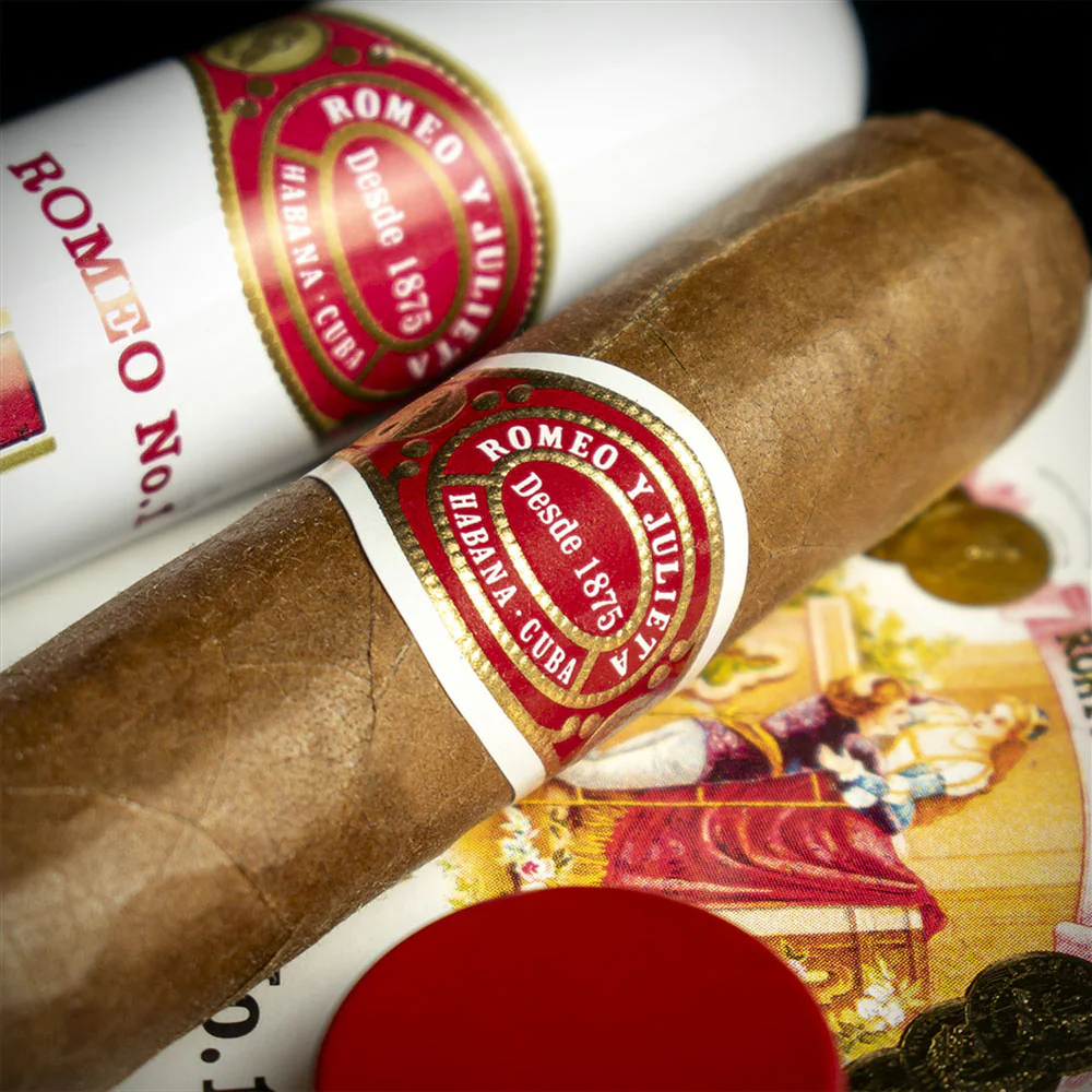 Romeo y Julieta No.1 Tubos Cuban Cigars - 3 Pack - Image 3