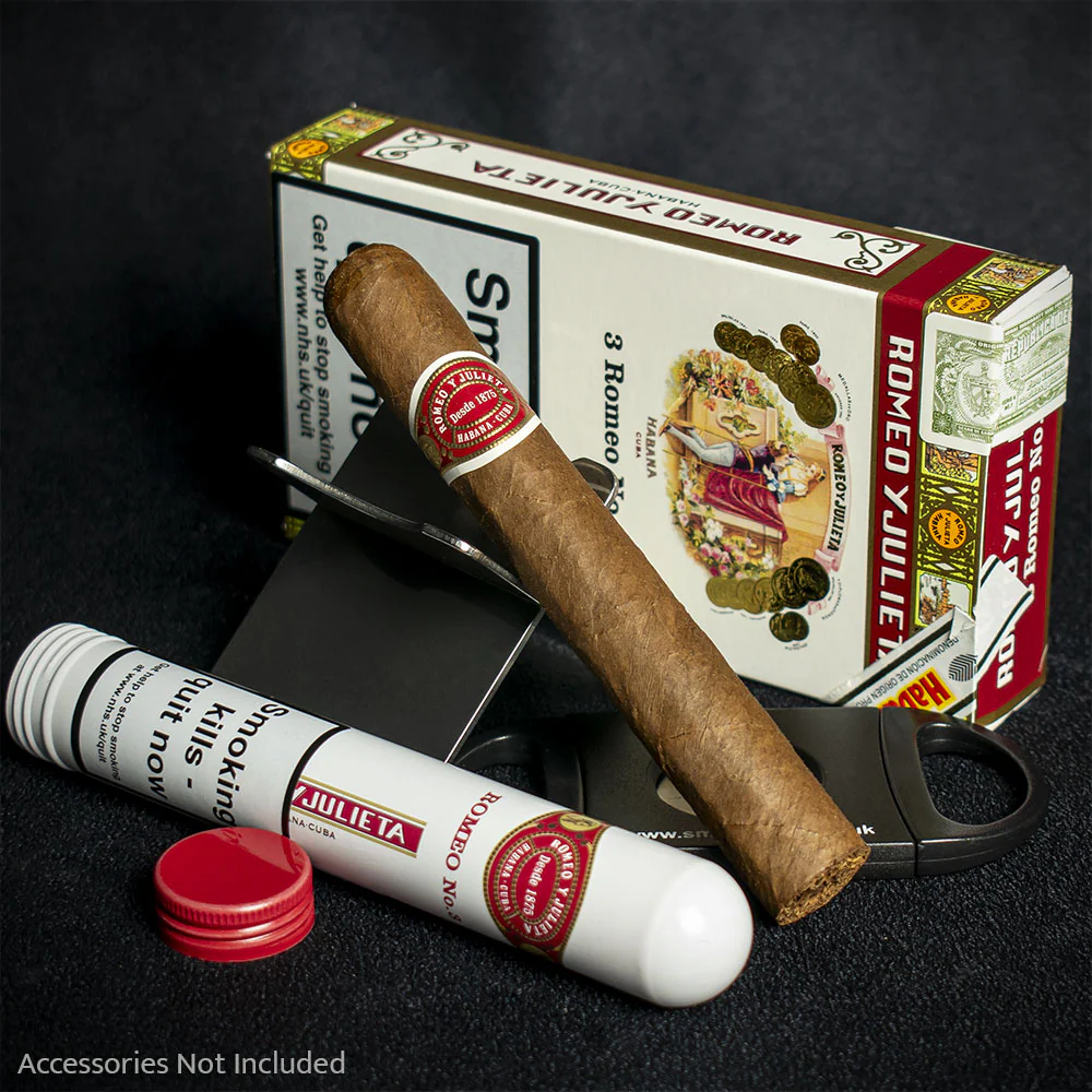 Romeo y Julieta No.3 Tubos Cuban Cigars - 3 Pack - Image 2
