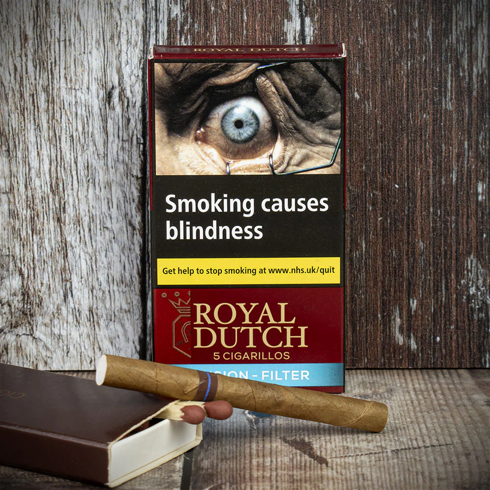 Royal Dutch Fusion (Salted Caramel) Filter Cigarillos - 5 Pack