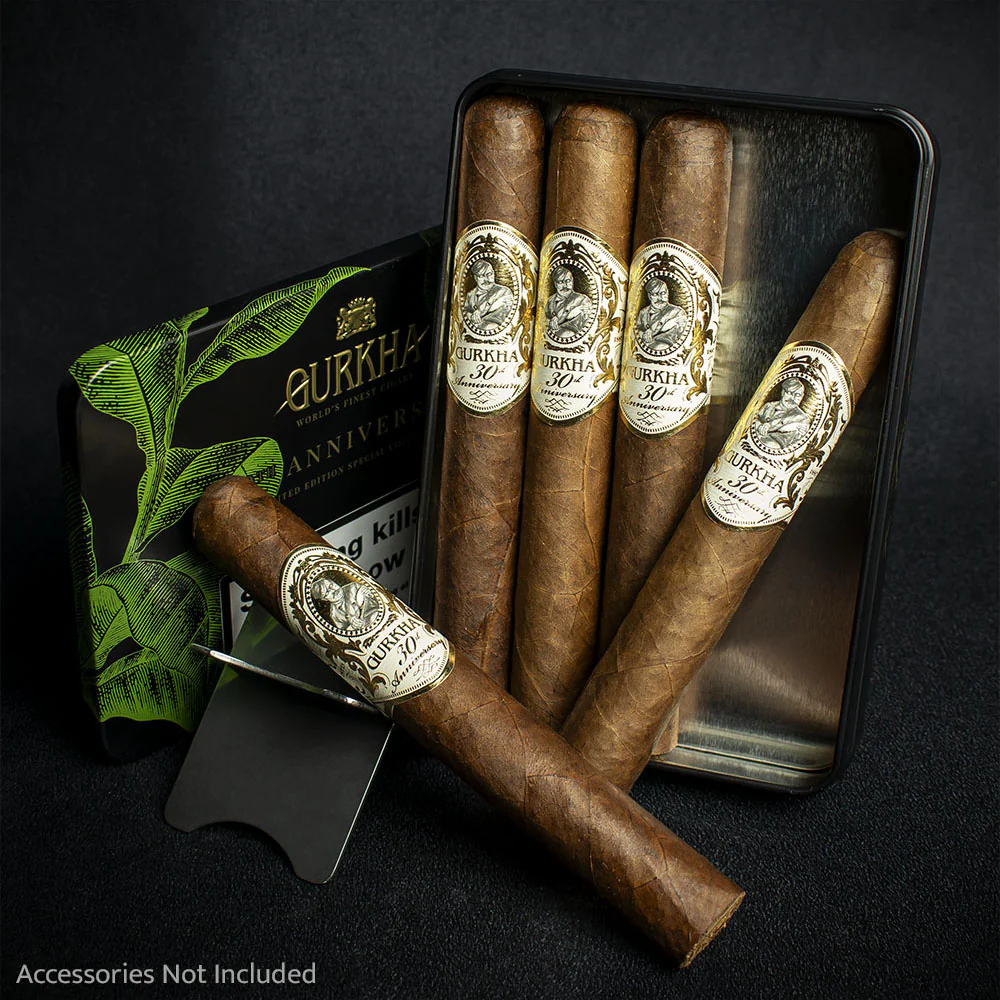 Gurkha Triente 30th Anniversary Toro Cigars - Tin of 5