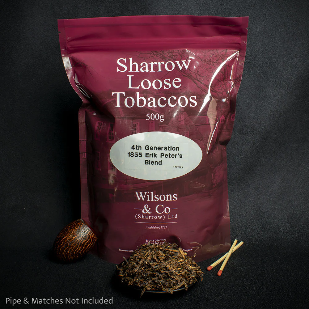 Erik Stokkebye 4th Generation 1855 Erik Peter's Blend Pipe Tobacco - 500g Bag