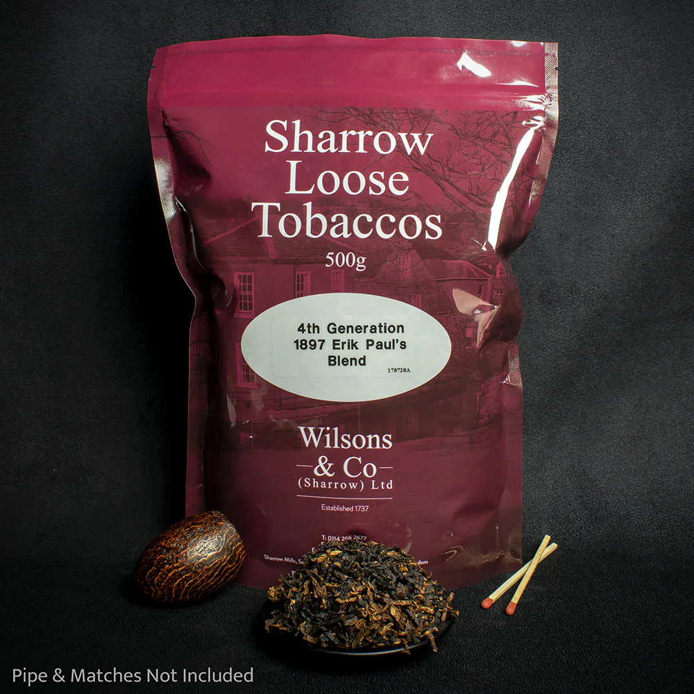 Erik Stokkebye 4th Generation 1897 Erik Paul's Blend Pipe Tobacco - 500g Bag