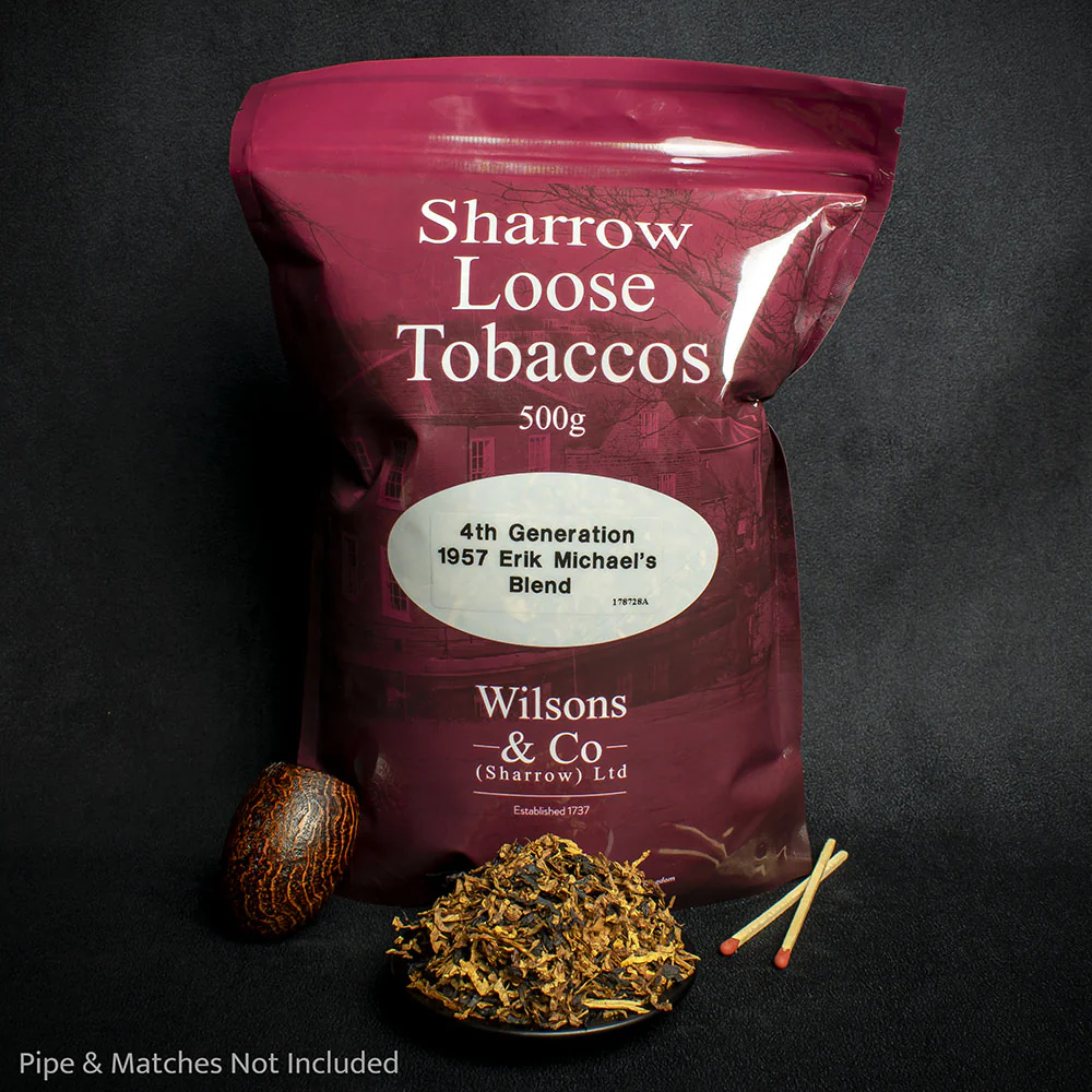 Erik Stokkebye 4th Generation 1957 Erik Michael's Blend Pipe Tobacco - 500g Bag