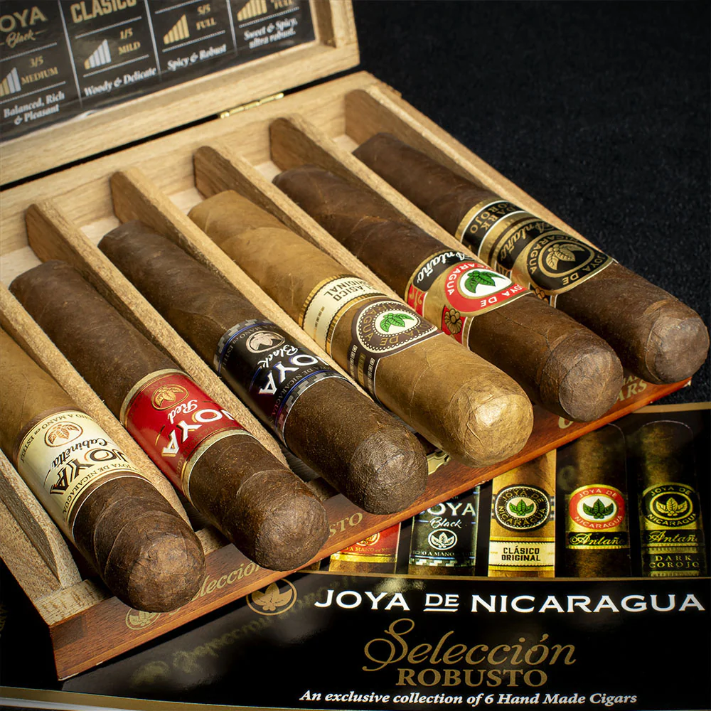 Joya de Nicaragua Robusto Cigars Sampler - Box of 6 - Image 3