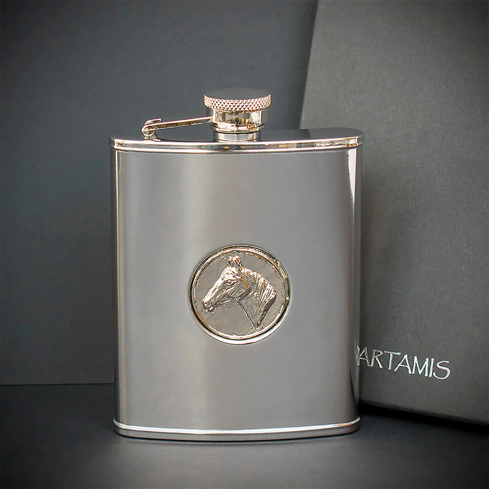 6oz Horse Hip Flask - FL77