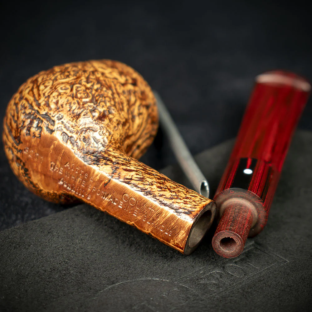 Alfred Dunhill White Spot Briar Smoking Pipe - County 3201 - Image 4