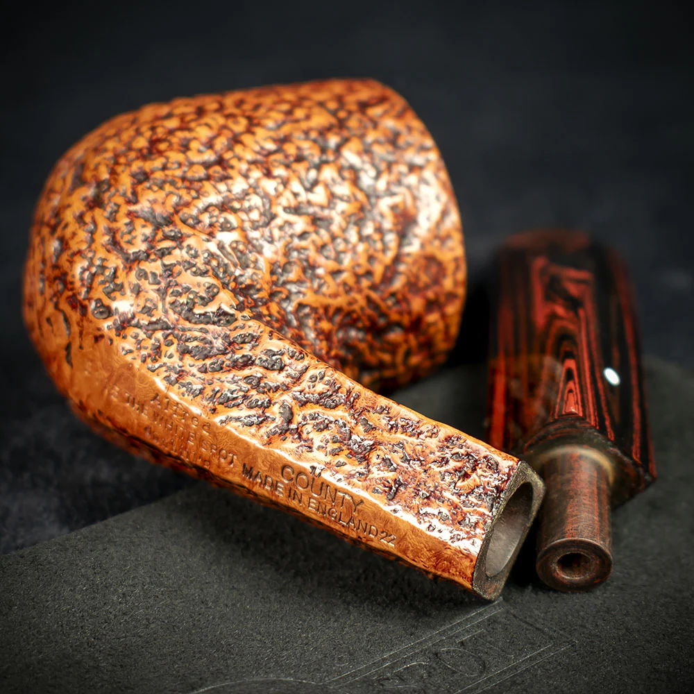 Alfred Dunhill White Spot Briar Smoking Pipe - County 5115 - Image 4