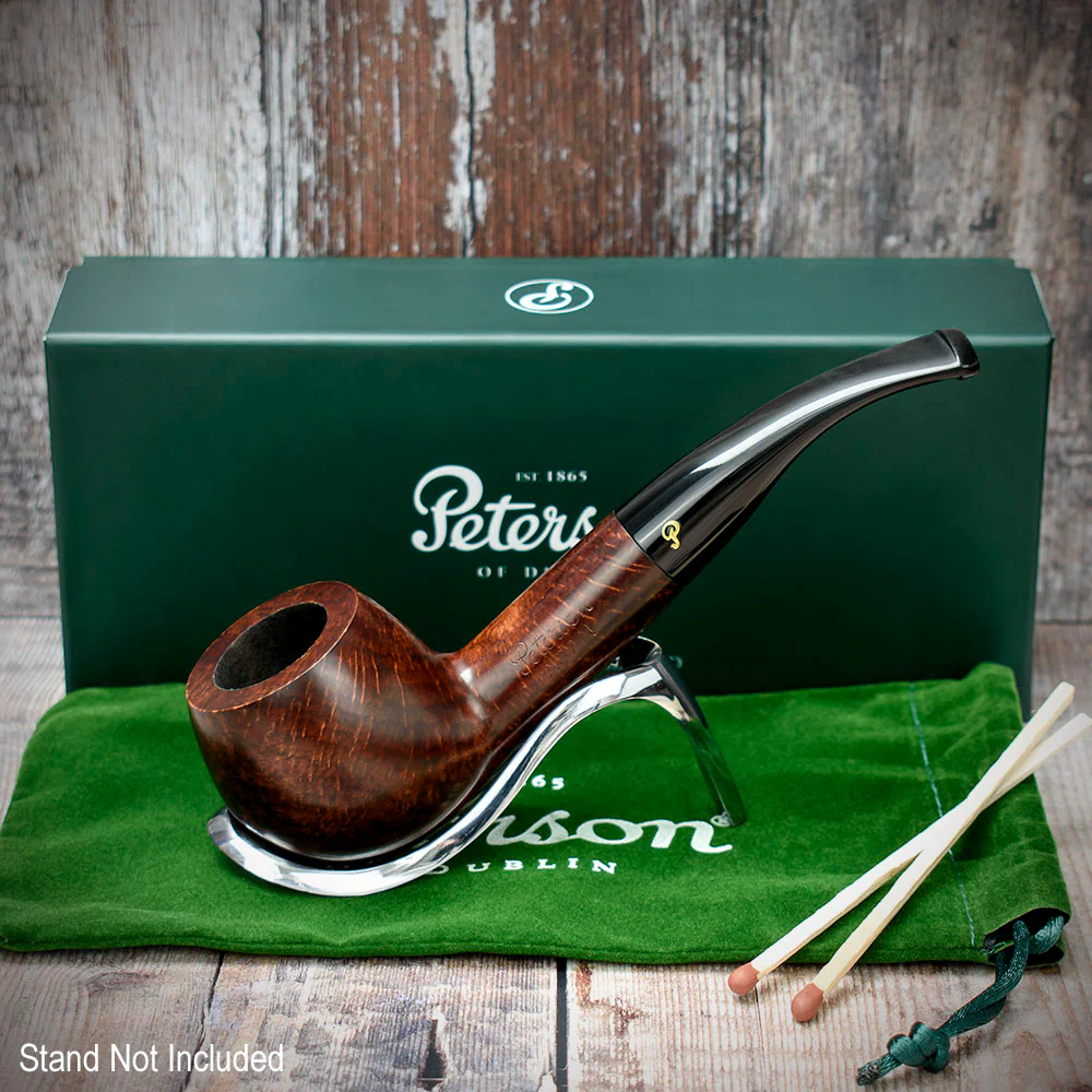 Peterson of Dublin Aran Briar Smoking Pipe - Shape No.408