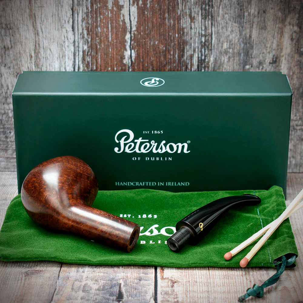 Peterson of Dublin Aran Briar Smoking Pipe - Shape No.408 - Image 3