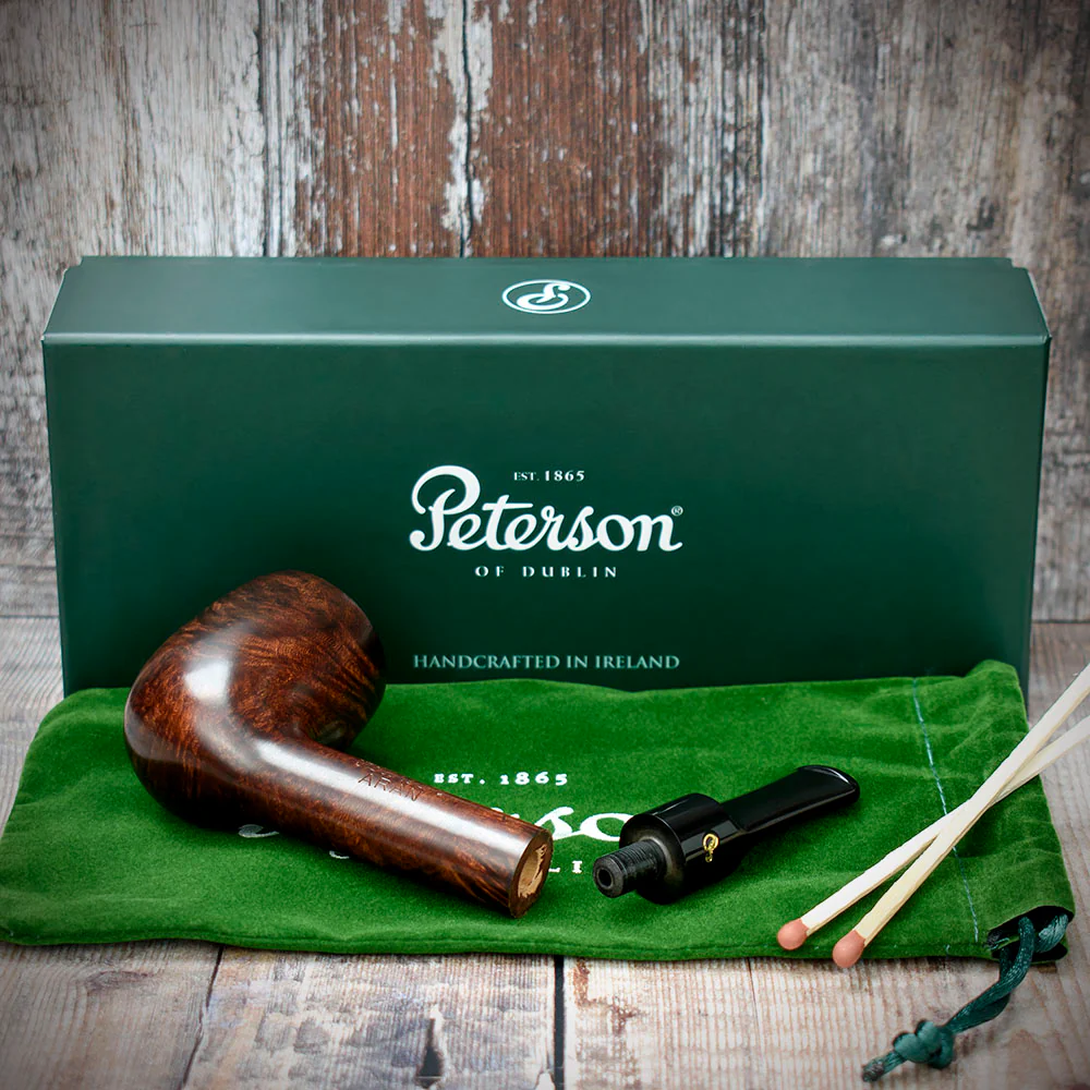 Peterson of Dublin Aran Briar Smoking Pipe - Shape No.53 - Image 3