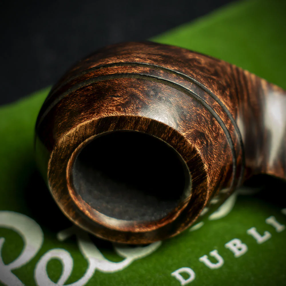 Peterson of Dublin Aran Briar Smoking Pipe - Shape No.80s - Image 5