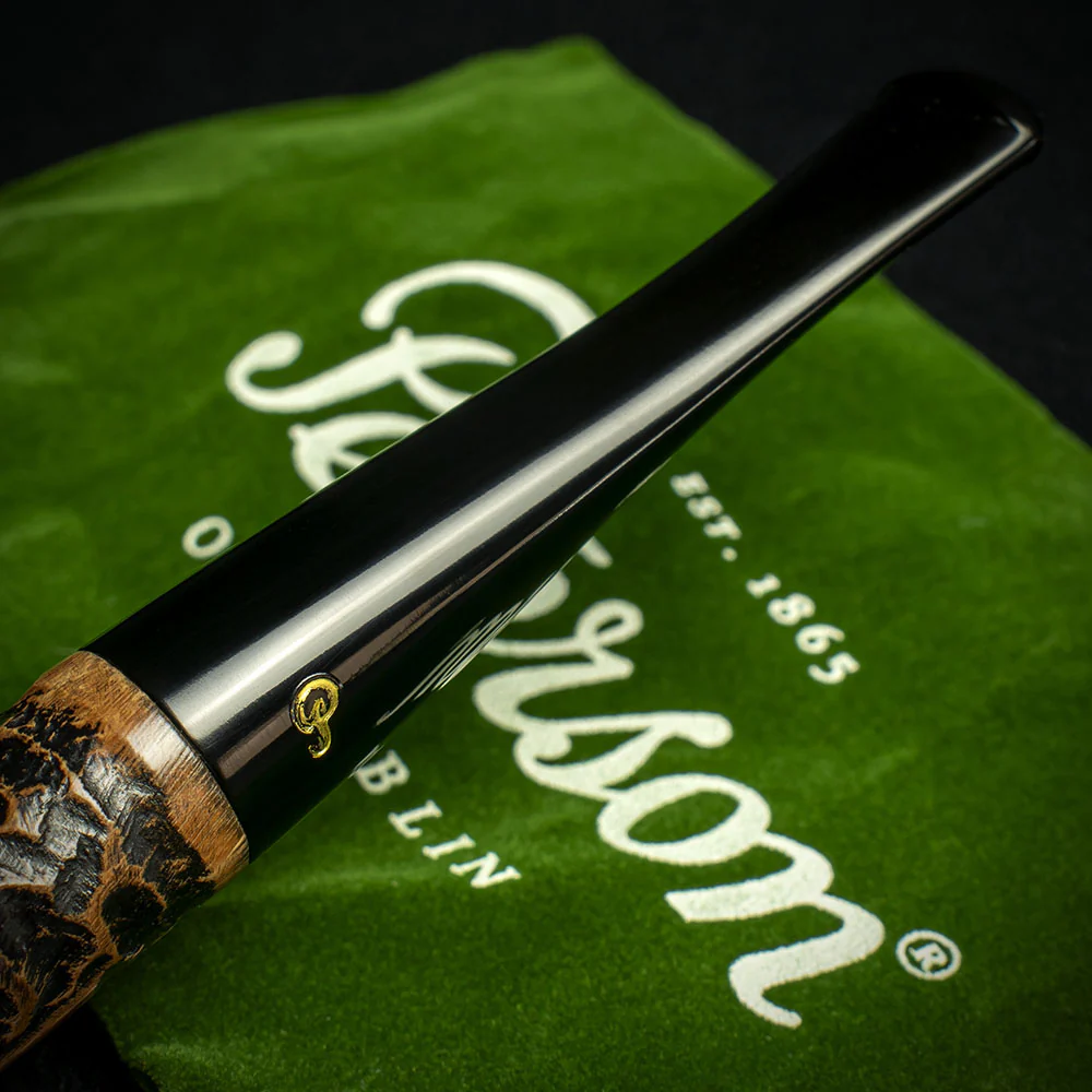 Peterson of Dublin Aran Rusticated Briar Smoking Pipe - Shape No.06 - Image 6