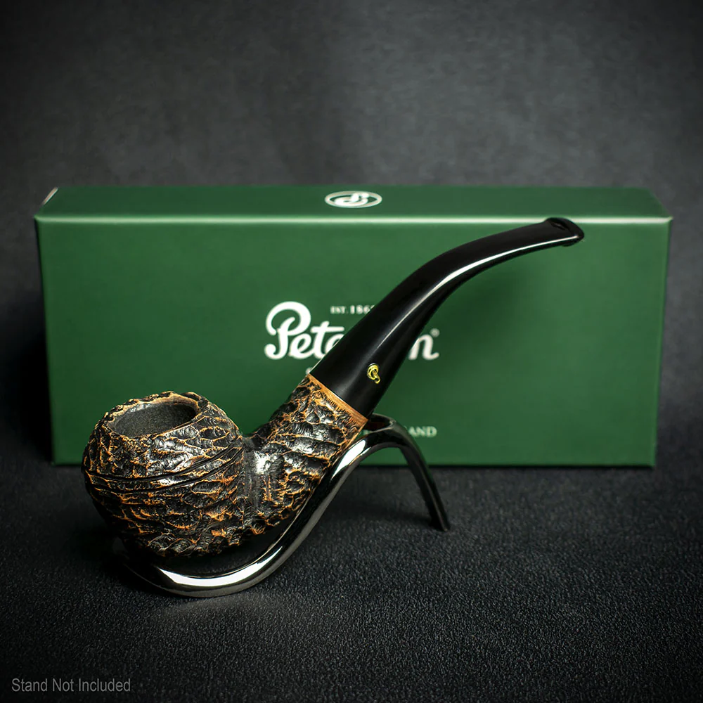 Peterson of Dublin Aran Rusticated Briar Smoking Pipe - Shape No.999 - Image 2