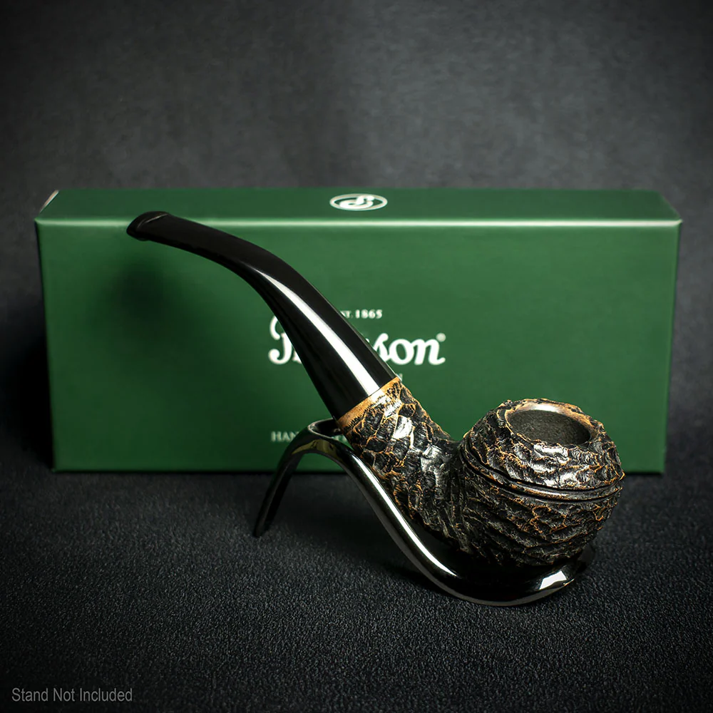 Peterson of Dublin Aran Rusticated Briar Smoking Pipe - Shape No.999 - Image 3