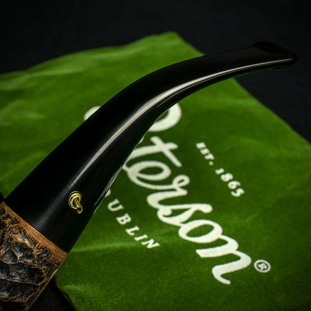Peterson of Dublin Aran Rusticated Briar Smoking Pipe - Shape No.999 - Image 6