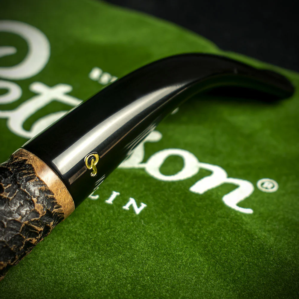 Peterson of Dublin Aran Rusticated Briar Smoking Pipe - Shape No.B10 - Image 6
