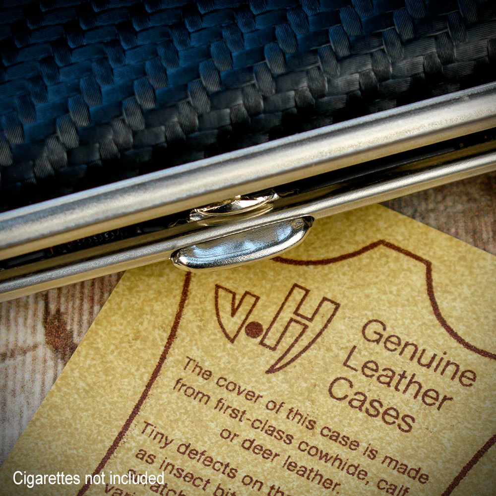 Kingsize Cigarette Case | Black Carbon Weave (605 301) - Image 5