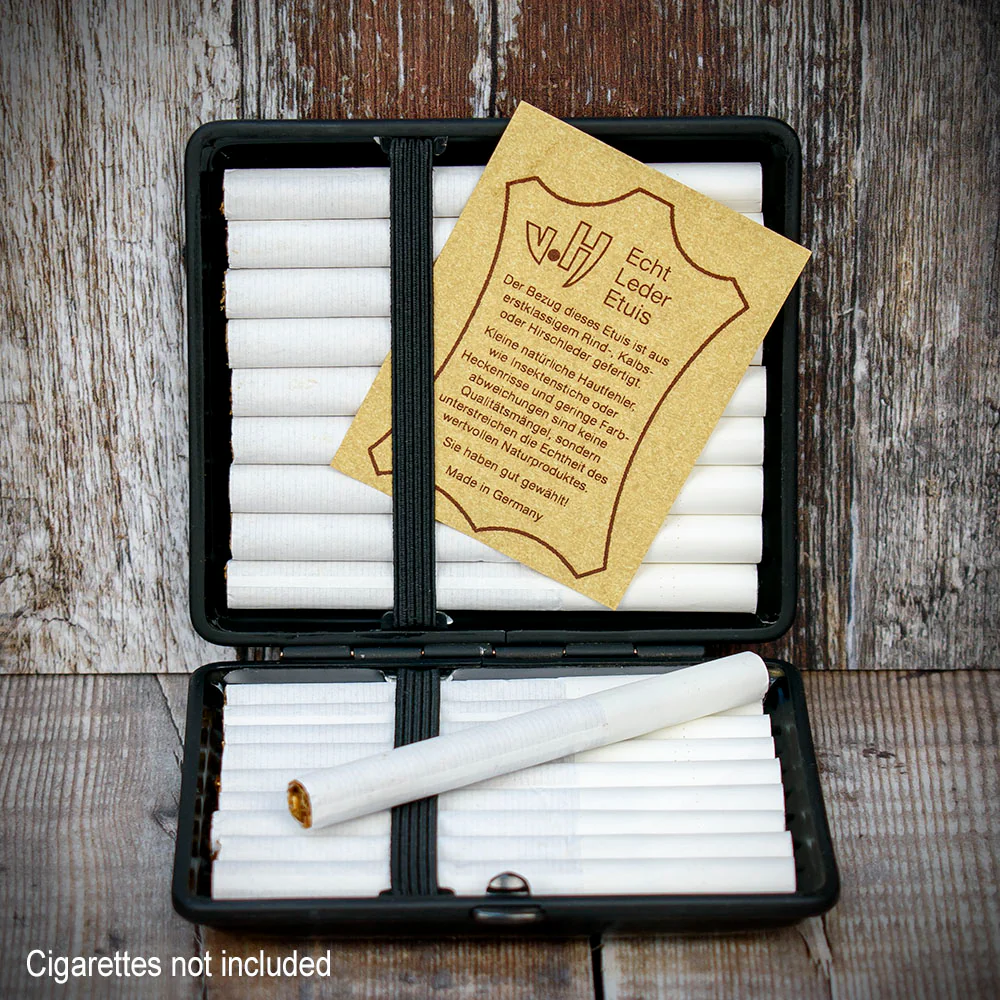 Kingsize Cigarette Case | Black Carbon Weave (605 702) - Image 2