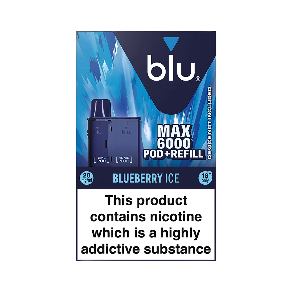 Blu Max 6000 Refill Pod - Blueberry Ice - Image 2
