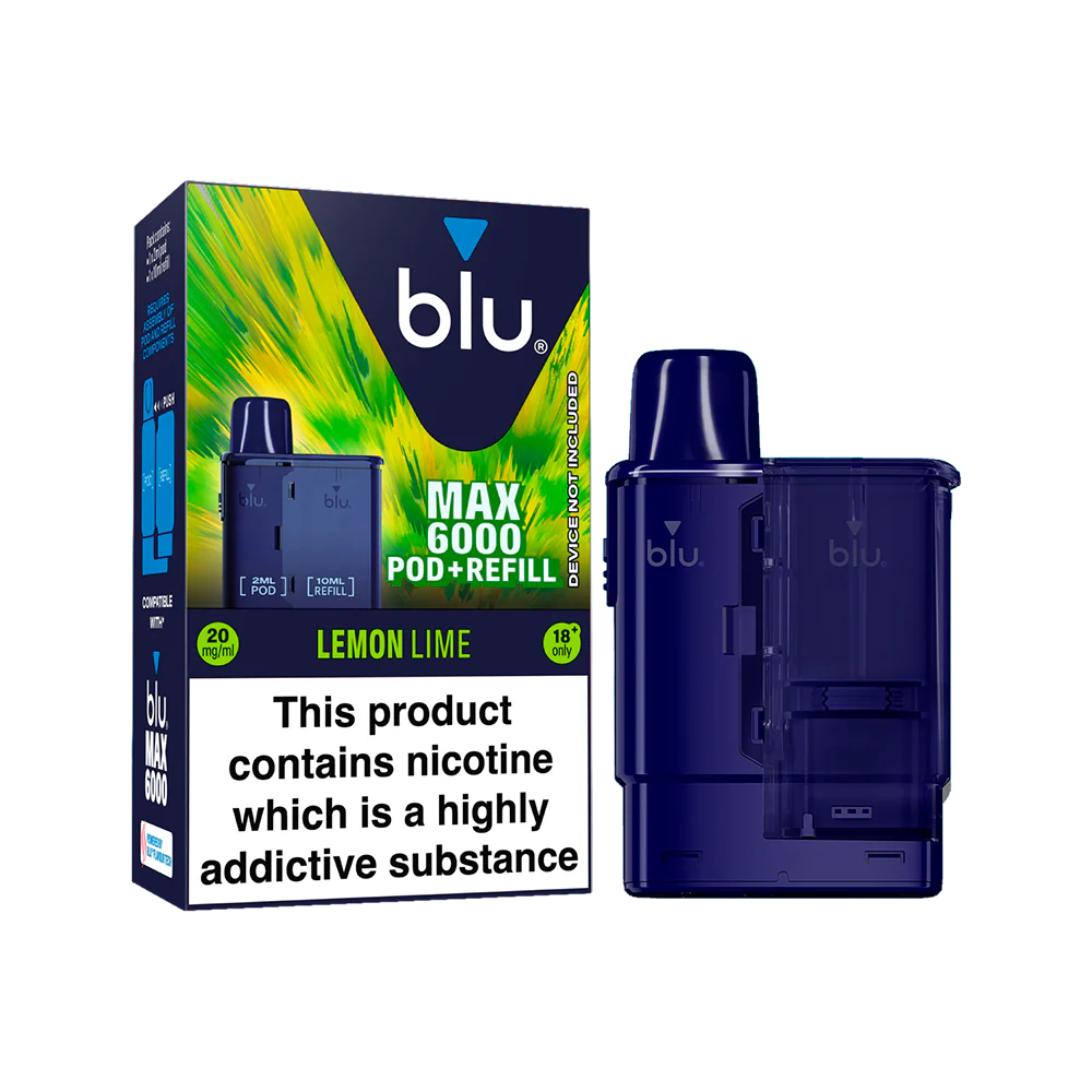 Blu Max 6000 Refill Pod - Lemon & Lime