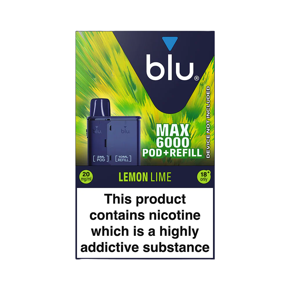 Blu Max 6000 Refill Pod - Lemon & Lime - Image 2