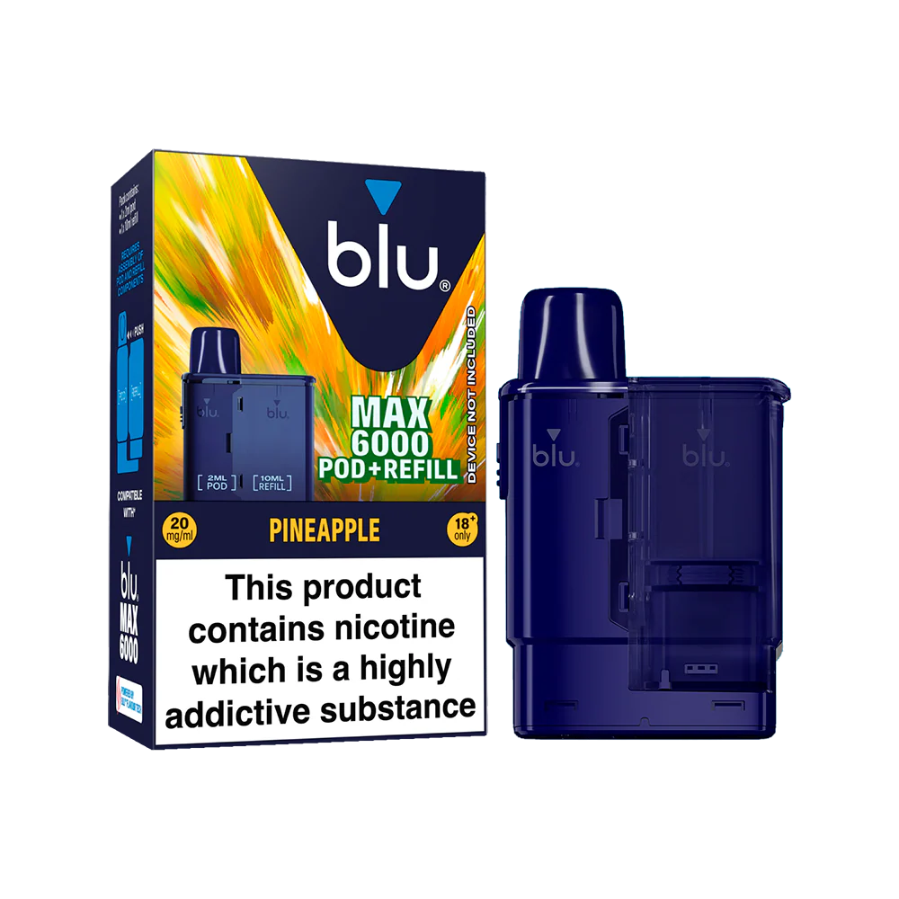 Blu Max 6000 Refill Pod - Pineapple