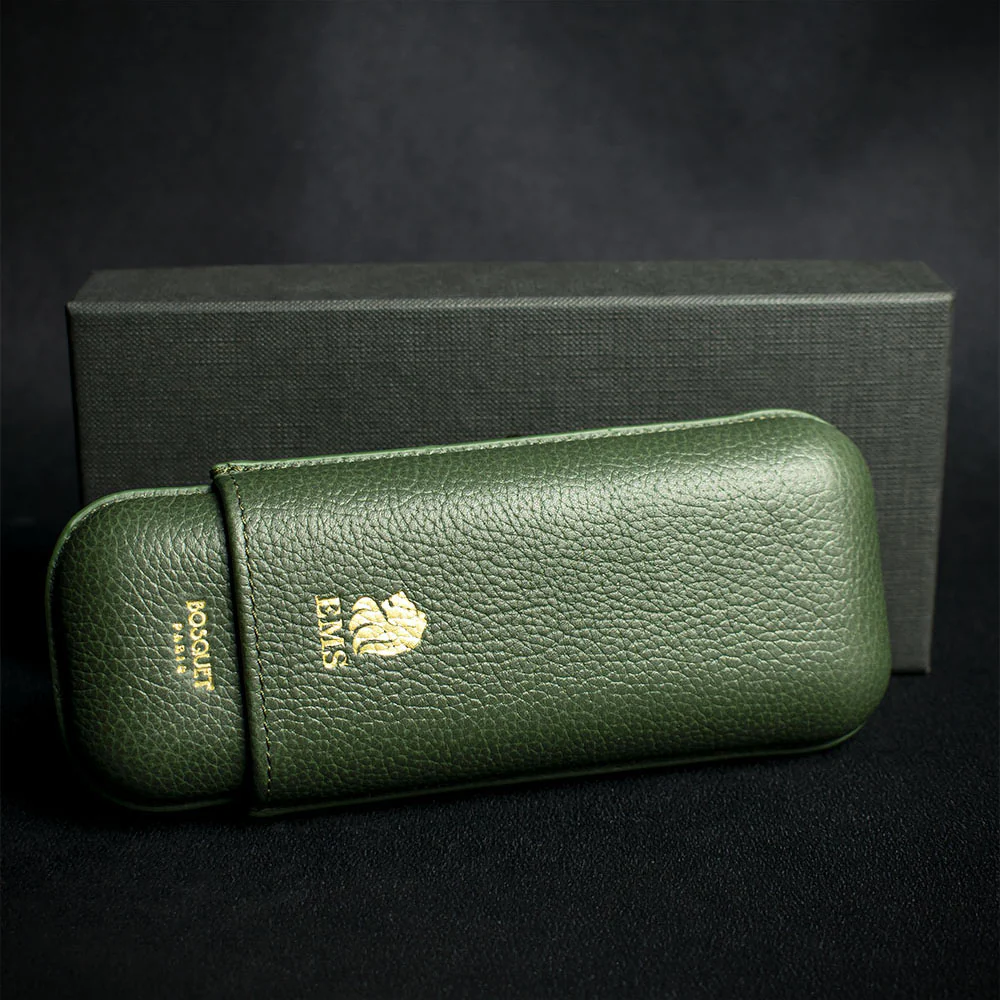Bosquet EMS Leather Cigar Case (Limited Edition) Forest Green - Image 2