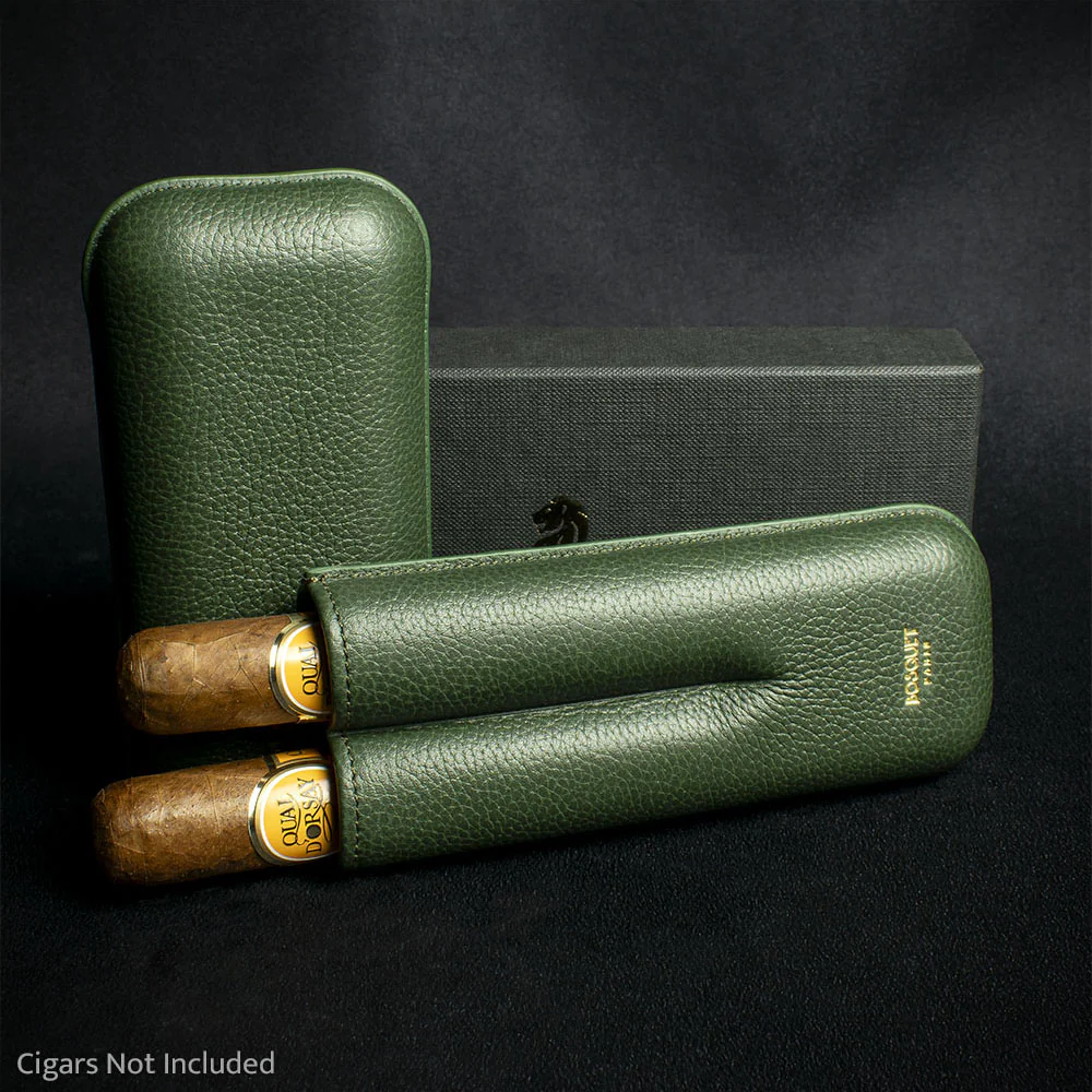 Bosquet EMS Leather Cigar Case (Limited Edition) Forest Green - Image 4