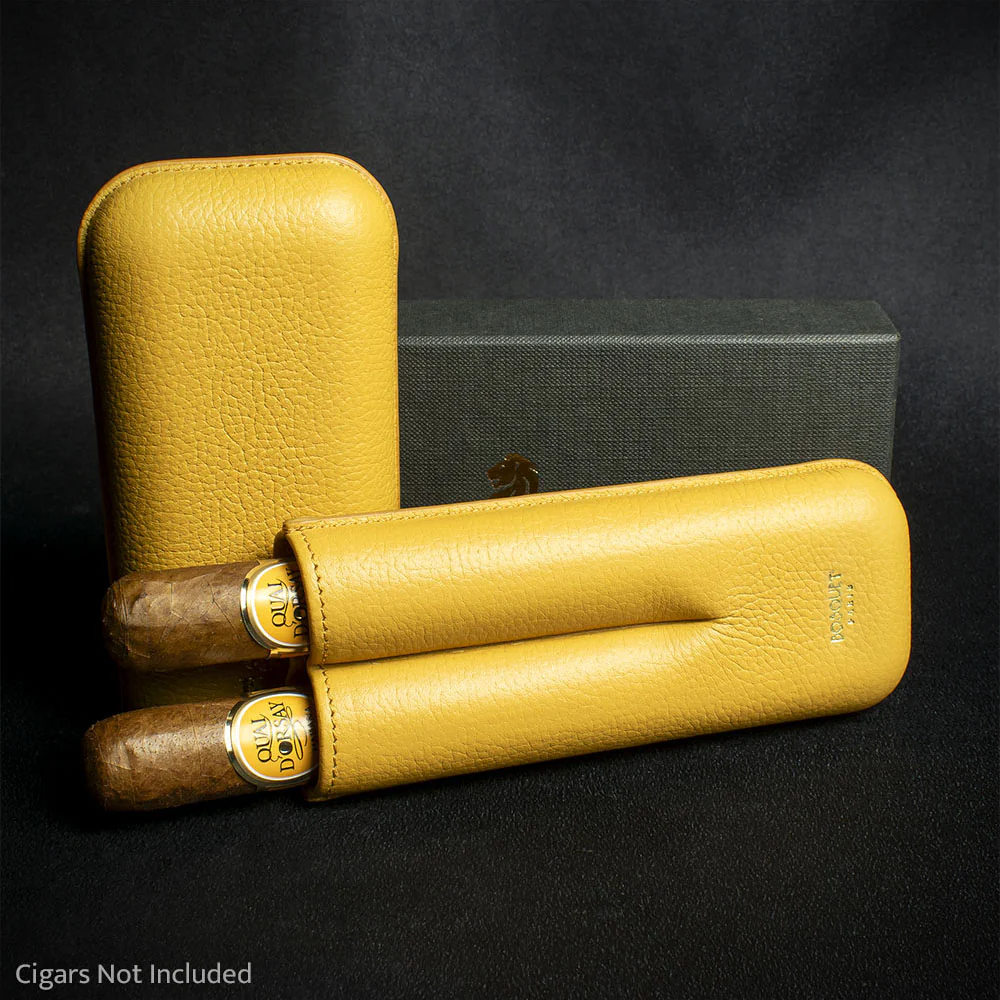 Bosquet EMS Leather Cigar Case (Limited Edition) Golden - Image 4