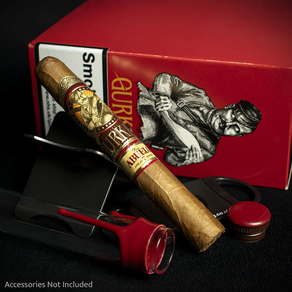 Gurkha Private Select Abuelo Rum Corona Cigars - Box of 10 - Image 3