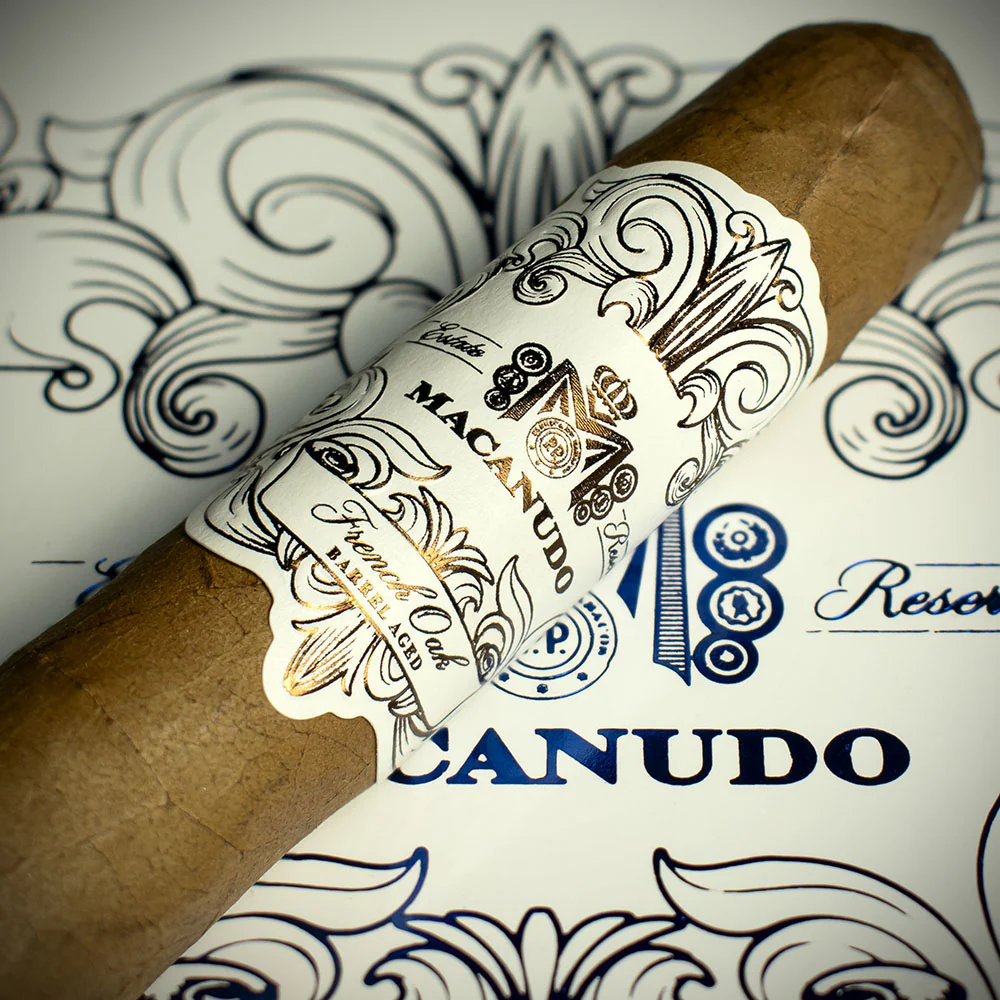 Macanudo Estate Reserve French Oak Barrel Aged Churchill Cigars - Box of 10 - Image 3