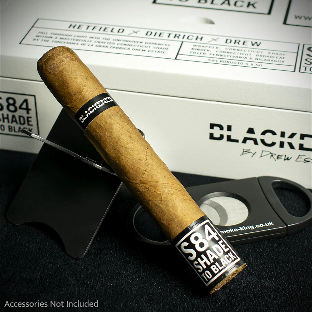 Drew Estate Blackened S84 Shade To Black Robusto Cigars - Box of 20 - Image 2