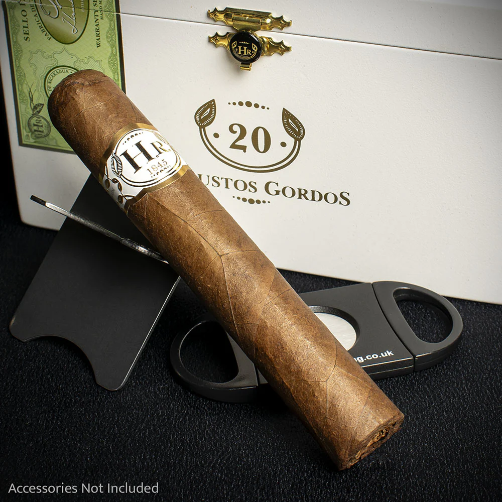 HR White Line Nicaraguan Robusto Gordo Cigars - Box of 20 - Image 2