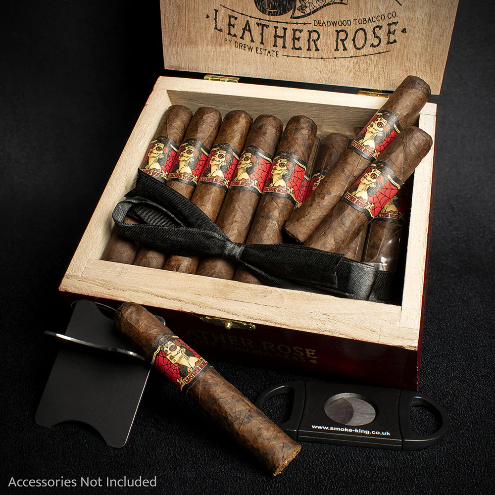 Drew Estate Deadwood Leather Rose Petite Corona Cigars - Box of 24
